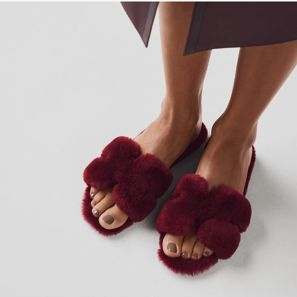 Hermes Oran Shearling Sandal - NWT
